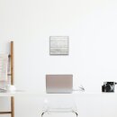 Glas-Magnettafel 30x30 cm Quadratisch Wand Zubehör Whiteboard Ziegelstein Büro