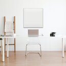 Glas-Magnettafel 80x80 cm Quadratisch Wand mit Zubehör Whiteboard Küche Büro