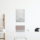 Glas-Magnettafel 40x60 Pinnwand Wand mit Zubehör Whiteboard Büro Holz-Optik Deko
