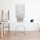 Glas-Magnettafel 60x90 Pinnwand Wand mit Zubehör Whiteboard Büro Holz-Optik Deko
