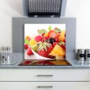 Herdabdeckplatten Ceranfeld 60x52 cm Spritzschutz Glas Schutz Früchte Universal