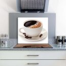Herdabdeckplatten Ceranfeld 60x52 cm Spritzschutz Glas Schutz Kaffee Universal