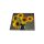 Herdabdeckplatte Abdeckung Ceranfeld Abdeckplatte Sonnenblume Schneidebrett Glas