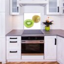 Küchenrückwand 60x60 Glas Spritzschutz Herd Spüle Fliesenschutz Küche Obst Grün