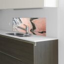 Küchenrückwand 60x60 Glas Spritzschutz Herd Spüle Fliesenschutz Textur Grau