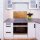 Küchenrückwand 60x60 Glas Spritzschutz Herd Spüle Fliesenschutz Textur Braun