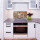 Küchenrückwand 60x60 Glas Spritzschutz Herd Spüle Fliesenschutz Textur Braun
