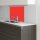 Küchenrückwand 60x60 Glas Spritzschutz Herd Spüle Fliesenschutz Küche Deko Rot