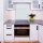 Küchenrückwand 60x60 Glas Spritzschutz Herd Spüle Fliesenschutz Küche Deko Grau