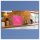 Herdabdeckplatten Ceranfeld 60x52 cm Pink Spritzschutz Glas Herdschutz Deko Deko