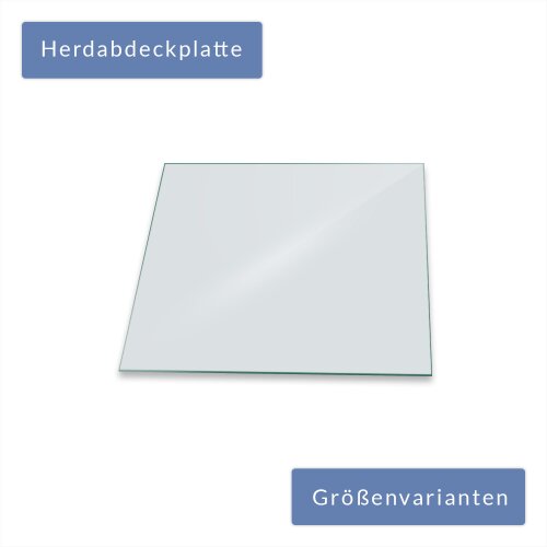 Herdabdeckplatten Ceranfeld 60x52 cm Grau Spritzschutz Glas Herdschutz Universal