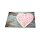 Herdabdeckplatten Ceranfeldabdeckung Spritzschutz Glasplatte 80x52 Herz Pink