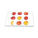 Herdabdeckplatten Ceranfeldabdeckung Spritzschutz Glasplatte 80x52 Obst Rot