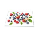 Herdabdeckplatten Ceranfeldabdeckung Spritzschutz Glasplatte 80x52 Obst Bunt