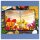 Herdabdeckplatten Ceran Spritzschutz Glas Universal 2-Teilig 2x40x52 Blumen Bunt