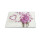 Herdabdeckplatte Ceranfeld Spritzschutz Glas Universal Deko 80x52 Blumen Violett