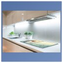 Herdabdeckplatten Ceran Spritzschutz Glas Universal 2-Teilig 2x40x52 Gemüse Weiß