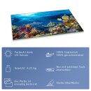 Herdabdeckplatten Ceranfeld Spritzschutz Glas Universal 90x52 Unterwasserwelt