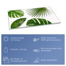 Herdabdeckplatten Ceranfeld Spritzschutz Glas Universal 90x52 Pflanzen Grün Deko