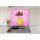 Küchenrückwand 65x60 Glas 65x60 Spritzschutz Herd Spüle Fliesenschutz Deko Kaffee Pink