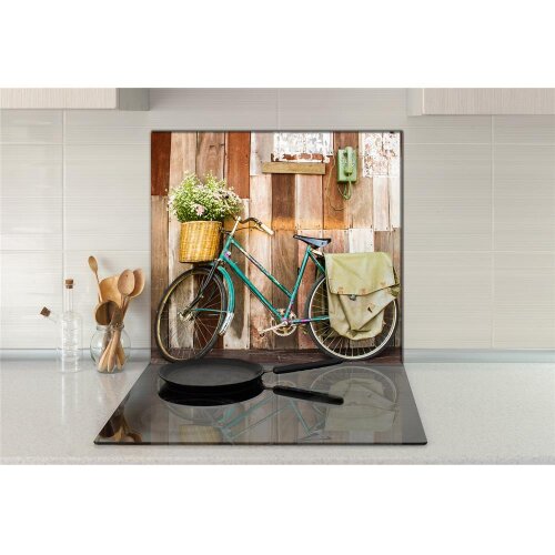 Küchenrückwand Glas 65x60 Spritzschutz Herd Spüle Fliesenschutz Deko ,  45,99 €