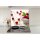 Küchenrückwand 65x60 Glas 65x60 Spritzschutz Herd Spüle Fliesenschutz Küche Essen Rot