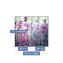 Herdabdeckplatte Ceran 2-teilig 2x30x52 Lavendel Violett...