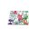 Herdabdeckplatte Ceran 2-teilig 2x30x52 Blumen Bunt Abdeckung Glas Spritzschutz