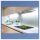 Herdabdeckplatte Ceran 2-teilig 2x30x52 Essen Grün Abdeckung Glas Spritzschutz