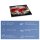 Herdabdeckplatte Ceran 1 teilig 60x52 Essen Rot Abdeckung Glas Spritzschutz Deko