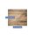 Herdabdeckplatte Ceran 1 teilig 60x52 Holz Braun Abdeckung Glas Spritzschutz