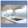 Herdabdeckplatte Ceran 1 teilig 60x52 Küche Schwarz Abdeckung Glas Spritzschutz