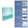 Herdabdeckplatte Ceran 1 teilig 60x52 Abstrakt Blau Abdeckung Glas Spritzschutz