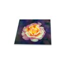 Herdabdeckplatte Ceran 1 teilig 60x52 Blumen Violett...