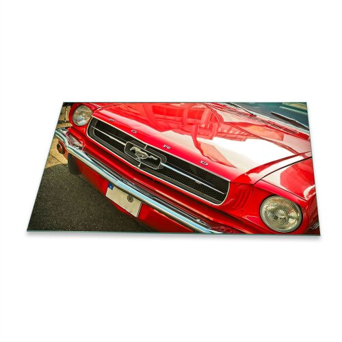 Herdabdeckplatte Ceran 1 Teilig 90x52 Auto Rot Abdeckung Glas Spritzs,  60,49 €