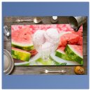Herdabdeckplatte Ceran 90x52 Essen Bunt Abdeckung Glas Spritzschutz Küche Deko