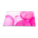 Herdabdeckplatte Ceran 90x52 Ballon Pink Abdeckung Glas...