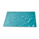 Herdabdeckplatte Ceran 90x52 Punkte Blau Abdeckung Glas Spritzschutz Küche Deko