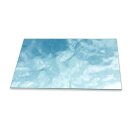 Herdabdeckplatte Ceran 90x52 Textur Blau Abdeckung Glas...