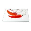 Herdabdeckplatte Ceran 90x52 Paprika Bunt Abdeckung Glas Spritzschutz Küche Deko