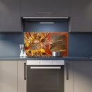 Herdabdeckplatte Ceran 90x52 Gewürze Bunt Abdeckung Glas Spritzschutz Küche Deko