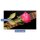 Herdabdeckplatte Ceran 90x52 Blumen Dunkel Abdeckung Glas Spritzschutz Küche