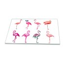 Herdabdeckplatte Ceran 90x52 Flamingo Pink Abdeckung...
