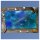Herdabdeckplatte Ceran 1 Teilig 90x52 Abstrakt Blau Abdeckung Glas Spritzschutz