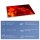 Herdabdeckplatte Ceran 1 Teilig 80x52 Natur Rot Abdeckung Glas Spritzschutz Deko