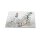 Herdabdeckplatte Ceran 1 Teilig 80x52 Küche Weiß Abdeckung Glas Spritzschutz