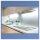 Herdabdeckplatte Ceran 1 Teilig 80x52 Küche Weiß Abdeckung Glas Spritzschutz