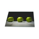 Herdabdeckplatte Ceran 1 Teilig 80x52 Apfel Grün Abdeckung Glas Spritzschutz