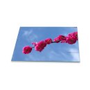 Herdabdeckplatte Ceran 1 Teilig 80x52 Blumen Pink...