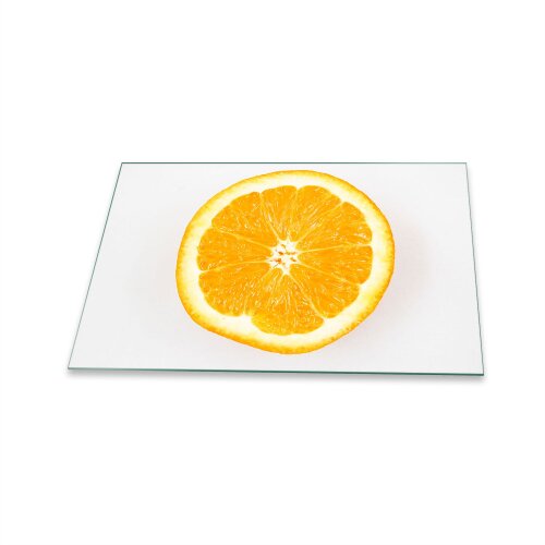 Herdabdeckplatte Ceran 1 Teilig 80x52 Zitrone Gelb Abdeckung Glas Spritzschutz